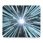 Blue Lightspeed Print Mouse Pad