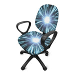 Blue Lightspeed Print Office Chair Cover
