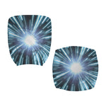 Blue Lightspeed Print Office Chair Cover