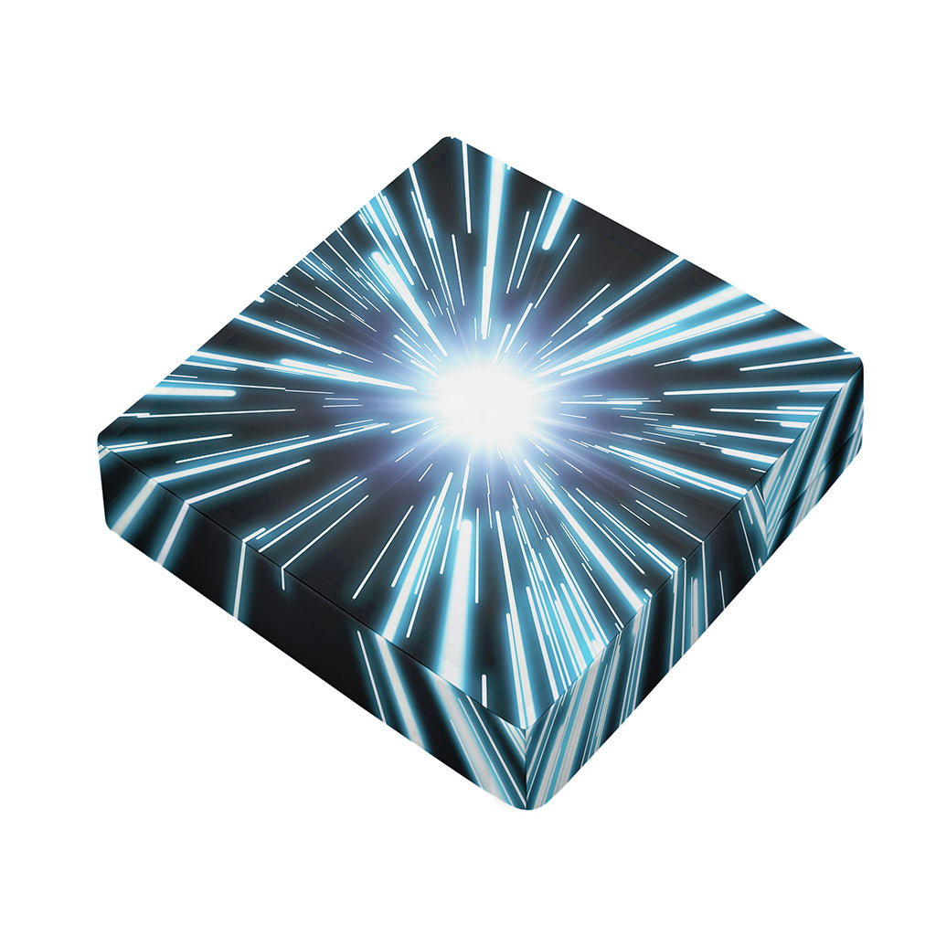 Blue Lightspeed Print Outdoor Seat Cushion Cover