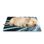 Blue Lightspeed Print Pet Cooling Mat Cover