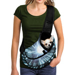 Blue Lightspeed Print Pet Sling Carrier