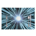 Blue Lightspeed Print Placemat