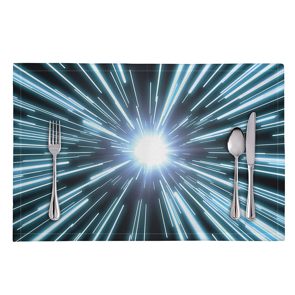 Blue Lightspeed Print Placemat