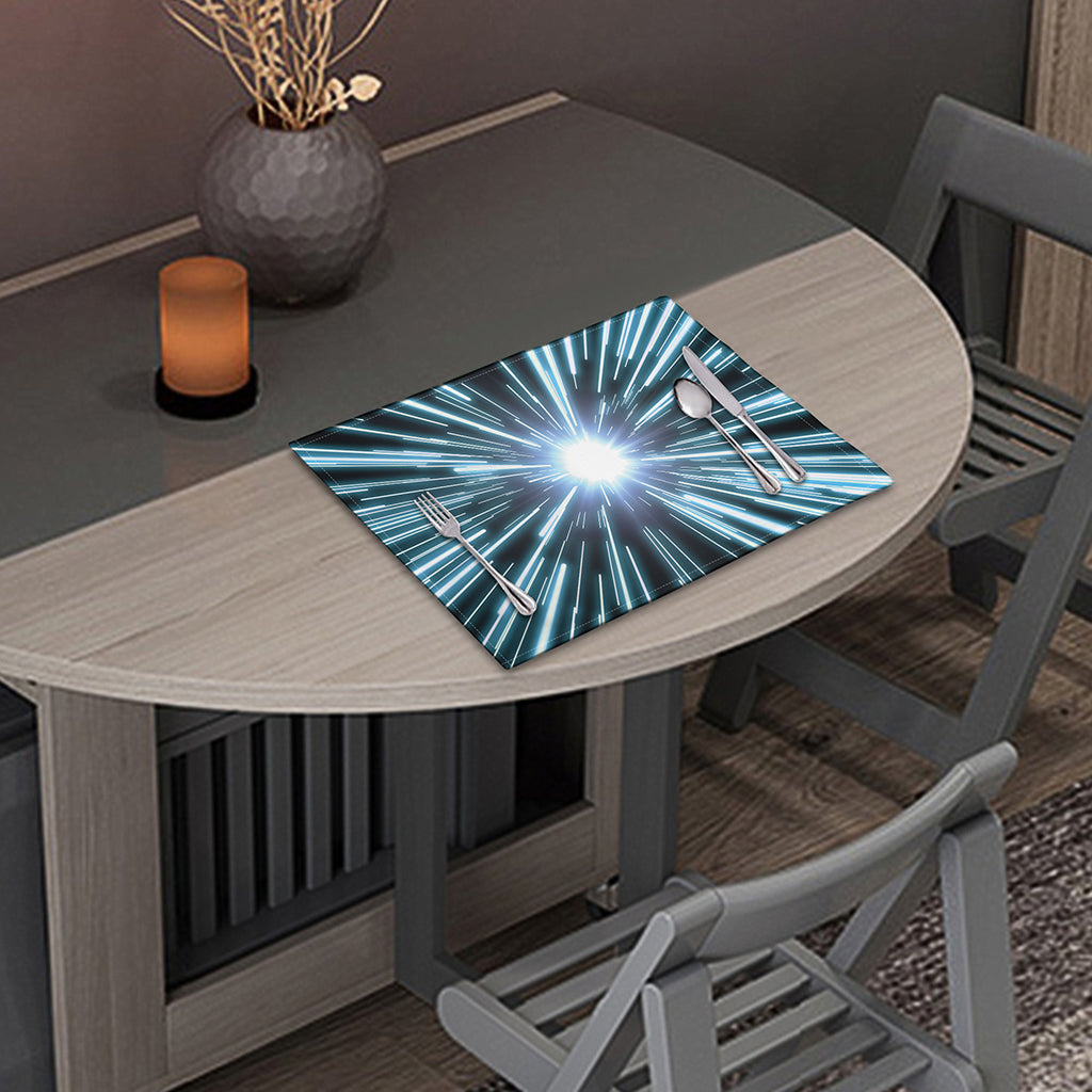 Blue Lightspeed Print Placemat