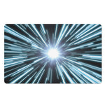 Blue Lightspeed Print Polyester Doormat