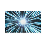 Blue Lightspeed Print Polyester Flag