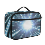 Blue Lightspeed Print Portable Lunch Bag