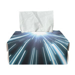 Blue Lightspeed Print Rectangle Tissue Box Cover