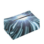 Blue Lightspeed Print Rectangle Tissue Box Cover
