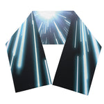 Blue Lightspeed Print Scarf