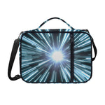 Blue Lightspeed Print Shoulder Strap Bible Bag