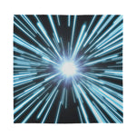 Blue Lightspeed Print Silk Bandana