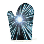 Blue Lightspeed Print Single Oven Mitt