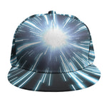 Blue Lightspeed Print Snapback Cap