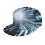 Blue Lightspeed Print Snapback Cap