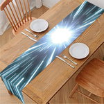 Blue Lightspeed Print Table Runner