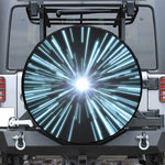 Blue Lightspeed Print Tire Cover