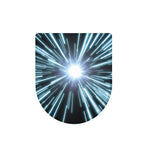 Blue Lightspeed Print Toilet Lid Cover