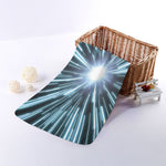 Blue Lightspeed Print Towel