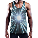 Blue Lightspeed Print Training Tank Top