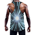 Blue Lightspeed Print Training Tank Top
