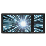 Blue Lightspeed Print Trifold Wallet