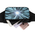 Blue Lightspeed Print Waist Bag