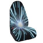 Blue Lightspeed Print Waterproof Car Seat Cover