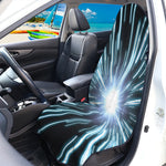 Blue Lightspeed Print Waterproof Car Seat Cover