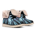 Blue Lightspeed Print Winter Boots