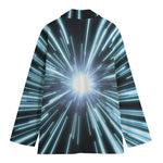 Blue Lightspeed Print Women's Blazer