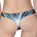 Blue Lightspeed Print Women's Thong