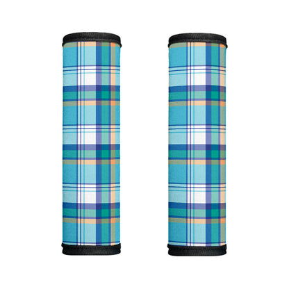 Blue Madras Pattern Print Handle Covers