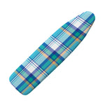 Blue Madras Pattern Print Ironing Board Cover