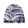 Blue Maori Polynesian Tattoo Print Beanie