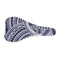 Blue Maori Polynesian Tattoo Print Bicycle Seat Cover