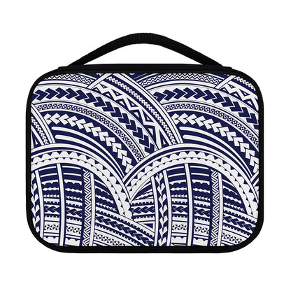 Blue Maori Polynesian Tattoo Print Classic Bible Case