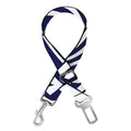 Blue Maori Polynesian Tattoo Print Dog Seat Belt
