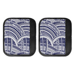 Blue Maori Polynesian Tattoo Print Handle Covers