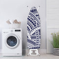 Blue Maori Polynesian Tattoo Print Ironing Board Cover