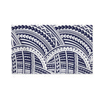 Blue Maori Polynesian Tattoo Print Polyester Flag