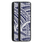 Blue Maori Polynesian Tattoo Print Refrigerator Handle Covers