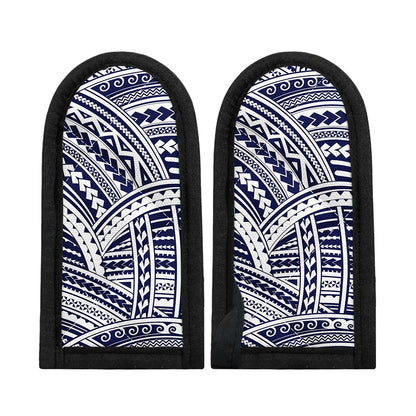 Blue Maori Polynesian Tattoo Print Skillet Handle Cover