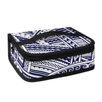 Blue Maori Polynesian Tattoo Print Small Lunch Bag