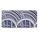 Blue Maori Polynesian Tattoo Print Towel