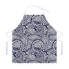 Blue Maori Polynesian Tribal Print Adjustable Apron