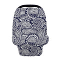 Blue Maori Polynesian Tribal Print Baby Seat Cover