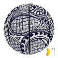 Blue Maori Polynesian Tribal Print Basketball