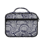 Blue Maori Polynesian Tribal Print Briefcase Bible Bag